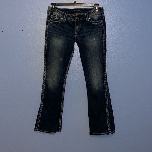 Silver Jeans Denim - Silver Jeans Blue Twisted Boot Cut Size 30. GG